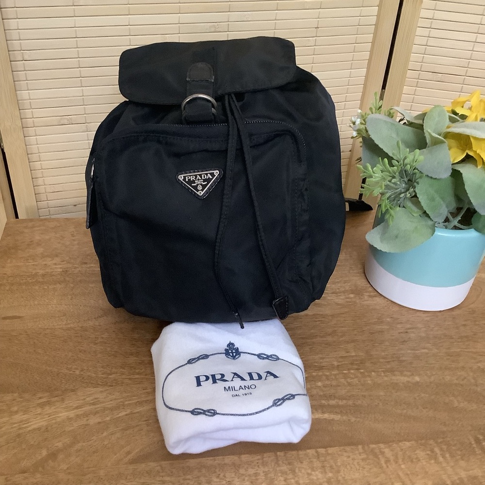 Prada Black Mini Backpack